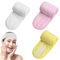 LuLiyLdJ Haarband Kosmetik, Kosmetik Haarband mit Klettverschluss, SPA Kosmetik Stirnband Frottee Haarschutzband für Duschen, Make Up und Kosmetik, 3 Stück