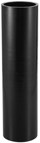 X AUTOHAUX 1 tuyau de refroidissement universel en silicone noir de 70 mm ID 300 mm de longueur 0 degrés pour voiture
