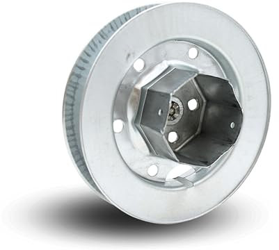 DOJA Barcelona | Poulie Volet | Disque de Volet Roulant Metallique Métal | Ø180 X 60mm | Sangle Volet Roulant 22mm | Poulie Métallique | Disque Métallique 12mm | Accessoires Pour Volet Roulant