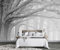 Tapete Kinderzimmer Fototapete Wald Schwarz-Weiß Retro Tapeten Vliestapete Modern Schlafzimmer Wandtapete Bildtapete Wand Dekoration -D001-430cmX300cm