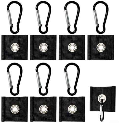 Soft Hook Set Designed Specifically for Awning Applications and Decorations (Black)