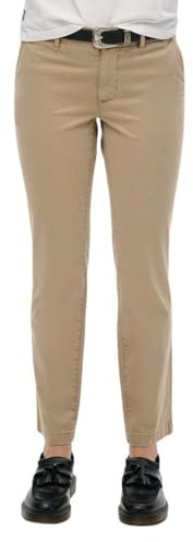 Superdry Damen Chinohose mit mittlerer Leibhöhe