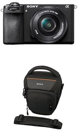 Sony Alpha 6700 | Appareil Photo Hybride APS-C INCL. 16-50mm Objectif (Mise au Point AF basée sur l'IA, stabilisation d'image sur 5 Axes, vidéo 4k 120p, écran Tactile) + LCSAMB