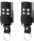2 Stück 433,92MHz Garagentoröffner Handsender 4 Kanäle Rolling Code Fernbedienung kompatibel mit Wisniowski EL11Q, EL12Q, EL13Q, EL17Q ELN
