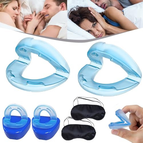 Everdy Anti Ronflement, Everdy Dispositif Anti Ronflement, Puissant Efficace Orthese Everdy, Gouttiere Anti Ronflement Everdy - Soulagement Immédiat Ronflements, Dormez Mieux Que Jamais (2Pcs)