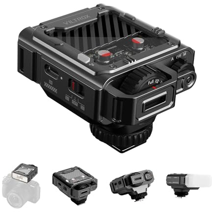 VILTROX Spark Z3-C TTL Camera Flash Speedlite for Canon, GN16 6500K On-Camera Flash with 7 Power Levels, 650 Full-Power Flashes, 26Ws Output, 1s Recycle, 3.7V/1800mAh Li-ion Battery, Softbox (Gray)