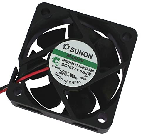 Ventilador 12 V DC 0,87 W 50 x 50 x 15 mm 28,9 m³/h 6100U/Min 28,9 m³/h Sunon MF50151V11000UA99