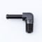 1/8'' NPT Male to 1/4'' (6.35MM) Barb 90 Degree Hose Fitting Aluminum 1/8 inch NPT Thread to AN4 Hose Barb Fuel Line Adapter Black