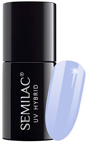 SEMILAC 279 Light Violet Gel Nail Polish. 100% Odourless, Long Lasting & Easy To Apply. UV/LED Gel Nail Varnish For Manicure & Pedicure At Home Or Salon 7ml