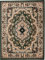 Carpeto Orientteppich Teppich Grün 130 x 190 cm Medaillon Muster Kurzflor Verona Kollektion