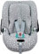 JYOKO KIDS Bezug für Autositz kompatibel mit Cybex Aton Cloud- Q-M-2-4-5, aus Baumwolle (Aton Q, White Star)