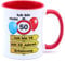 Ich bin nicht 50 bin 18 mit 32 Jahren Erfahrung Tasse Becher Kaffeebecher Kaffeetasse Geschenk zum Geburtstag Geburtstagsgeschenk für Mann Frau Geburtstagsdeko Deko Mama Papa Opa Oma Keramik 330 ml
