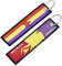 BDM Llavero tela de nailon bordado bandera republicana España, llavero tira republica española, hombre y mujer segunda republica.