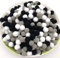 500 Stück Bunte Mini Pompons,15mm Pompom Bälle Kleine Bommeln,Flauschigen Plüschbälle Filzkugeln Deko für Geburtstag & Hochzeit Party Dekorieren Lustige DIY Nähen Basteln Handwerk,Weiß Grau Schwarz