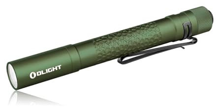 OLIGHT I5T PLUS Linterna LED Portátil Linterna Superbrillante de 550 Lúmenes, Alcanza a 100 m, Impermeable IPX8, LED Alta Potencia con Batería, para Camping Ciclismo Pesca Montañismo y Emergencia