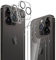 GEEMEE für iPhone 14 Pro Max 6.7 Rückseite Hinten für Panzerglas Schutzfolie + Kamera Schutzfolie,【2 Stück +2 Stück】 9H Filmhärte Gehärtetem Schutzglas Hohe Empfindlichkeit Displayschutzfolie