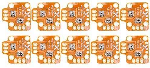 10Pcs Universale Gamepad Joystick Scheda di Riparazione Drift, Gamepad Joystick Scheda di Riparazione Drift, 3D Thumb Stick Drift Fix Mod per per PS5 per Gold