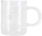 Caffeine Beaker Mug, Chemistry Mug 16 oz Borosilicate Glass Coffee Mugs with Handle and Measuring with Scale for Coffee, Latte, Tea or Hot and Cold Beverage Tea Coffee