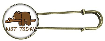 Brosche, Metall, Bären, Jagd, Schlafabfall, M