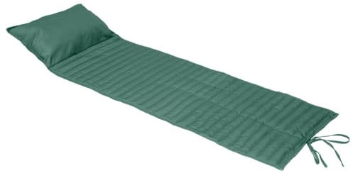 Hespéride - Coussin de transat Enroulable adiya Vert Jade 180x60cm en Polyester