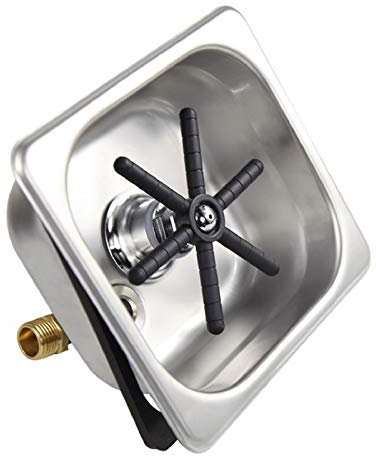 Faucet Glass Rinser Steaming Pitcher Rinser Automatic Stainless Steel Cup Washer Cleaner Glass Rinser for Hotel Bar Coffee Milk Tea Cup