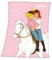 Klaus Herding GmbH Bibi und Tina Microfaser Flauschdecke 130 x 160 cm