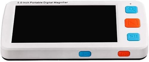 Lupe 5-Zoll-Farb-LCD-Tasche Tragbare elektronische Lesehilfe Videolupe für Sehbehinderte zum Lesen, Schreiben und Rechnungen Digitales Handwerkzeug für alle mit Sehbehinderung oder Macul Interesting