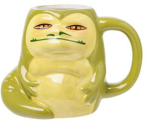Silver Buffalo Star Wars Jabba The Hut Ceramic 3D Sculpted Mug, 20 Ounces