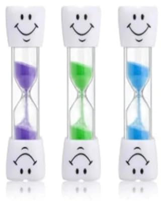 Reloj de Arena, Temporizador 2 Minutos, Ideal para Cepillado Dental (3piezas)