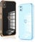 Vauki 2 Pezzi Cover per iPhone XS Max, Custodia con Motivo Cuore, Antiurto Ultra Silicone TPU Morbida Case con Protezione Della Fotocamera per iPhone XS Max, Nero e Blu