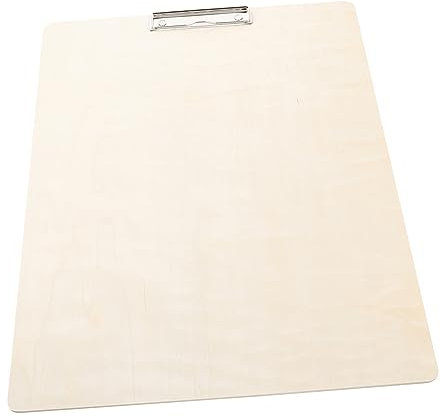 STOBOK Skizzenblock Write Board clipboard Malunterlage holzbretter bauholz plakafarbe plankboard zeichenplatte hölzern Mappe leicht zu tragen Zeichenbrett Student Rostfreier Stahl