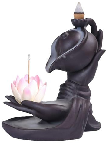 Brûleur d'encens à main Bouddha, brûleur d'encens pour église | Brûleur de charbon d'encens - Bol brûleur à charbon de bois, brûleur d'église porte-bonheur en métal pour la méditation, le yoga, le par