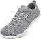 LENUVER Barfußschuhe Damen Sommer Barfussschuhe Herren Traillaufschuhe Atmungsaktiv Straßenlaufschuhe Leichte Fitnessschuhe Schnell Trocknend Sneaker (Grau, 36EU)