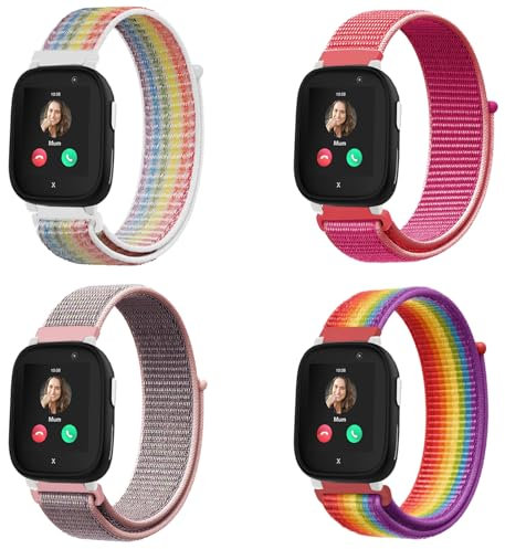 VELULYX Kinder Nylonarmband für Xplora X6, XPLORA Kinder Smartwatch für Mädchen und Jungen, Ersatzarmbänder für Xplora X6 Play