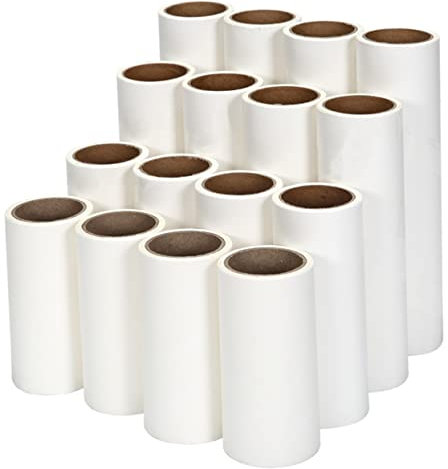 Didiseaon 5rollos Cinta De Limpieza para Rodillos Quitapelusas Adhesivo Desgarrable para Mascotas Fácil De