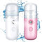 IGEAIIE Nano-Gesichtsnebel, tragbar, Mini-Gesichtssprüher, wiederaufladbarer USB-Gesichtsdampfer, praktischer Zerstäuber für Hautpflege, Hydratation, Make-up, Wimpernverlängerungen und Reisen, 2 Stück