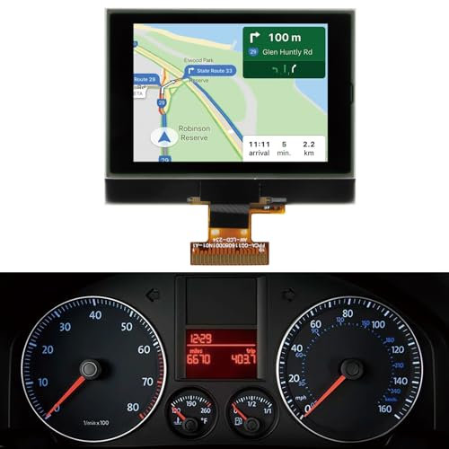 Pantalla LCD de coche para VW, Golf 5 / Candy, para Touran, para Passat, para Jetta, para Seat, para Toledo 2003 2004 2005 2006 2007 2008 Panel VDO Pantalla Herramienta Cluster Screen