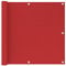 BOWEKAM Home & Garden-Balcony Paravent rot 90x300cm HDPE-Möbelwahl