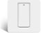 Interruptor Inteligente Alexa, Interruptor Pared WiFi, 86mm Interruptori Tactil luz pared Compatible con Smart Life/Tuya, 1 Gang 1 Vía Smart Switch, Conductor Neutro Necesario