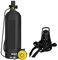 Bouteille de Plongée, 3L Cylindre Plongée Équipement De Plongée Sous-marine Plongée Sous-marine Respirateur Poissons Branchies Équipement De Bouteille D'oxygène ,pour la plongée et le nettoyage des ba