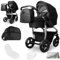 Bergsteiger Capri Kombikinderwagen 2-in-1 ohne Babyschale – Babywanne & Sportsitz, Luftreifen, Federung, höhenverstellbarer Griff, faltbar, Zubehör