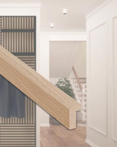 Einfassprofil für Akustikpaneele - 14 × 24 x 2500 mm (1 Leiste, Eiche natur) - MDF-Profil für saubere Abschlüsse - passend für unsere Akustikpaneele - einfache Montage