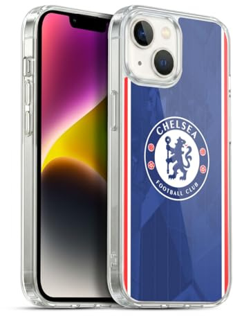 Head Case Designs Officially Licensed Chelsea Football Club Home 2025/26 Kit Gel Case [Military Grade Protection] Compatible With Apple iPhone 14