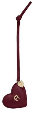 Aigner Taschenanhänger Herz, Burgundy