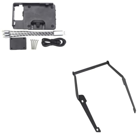 FGKDLDZCZM Motorcycle GPS mount Phone Holder For N For C70 0D NC750D 2014-2020 with USB For Charger Navigation Bracket Front Bar Mount