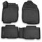 OMAC Gummimatten Fußmatten kompatibel mit Toyota RAV4 2013-2018 TPE Automatten Schwarz 4X