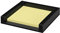 Wedo 631801 Zettelbox Black Office aus Acrylglas, 50 Blatt Haftnotizen, Gummifüße 76 x 76 mm, im Geschenkkarton, Schwarz