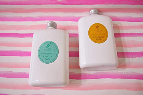 PROFUMO LAVATRICE CONCENTRATO SET 2 FLACONI 400ML.FIORITA WASH-ORO E MIRRA WASH