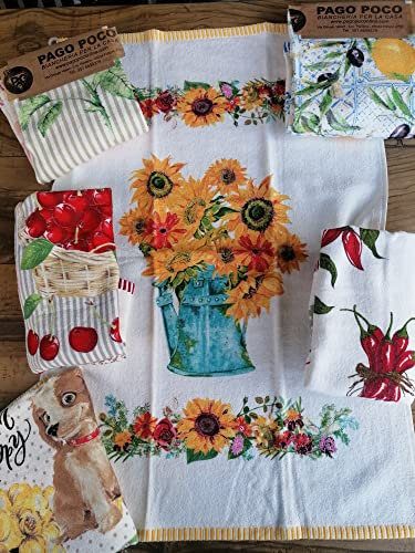 PAGO POCO NEU! Geschirrtücher aus 100% Baumwolle. 6 Stück !! Größe 50 x 70 cm. Mit Schlaufe einfach anzubringen !!!! !