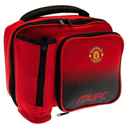 Manchester United F.C. Fade Lunch Bag (One Size) (Red)